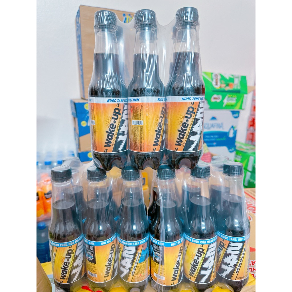 Lốc 6 chai nước tăng lực wakeup 247 vị cà phê