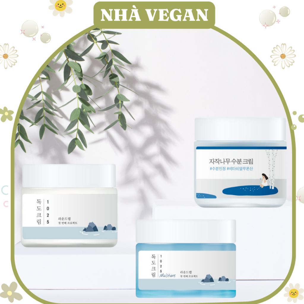 KEM DƯỠNG ẨM ROUNDLAB LÀM DỊU DA ROUND LAB BIRCH JUICE MOISTURIZING CREAM 1025 DOKKO CREAM