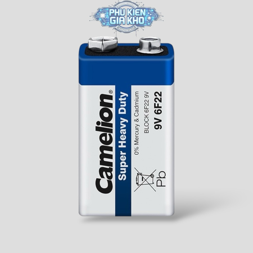 🔋[1 Viên] Pin Vuông Camelion 9V Super Heavy Duty (6F22)