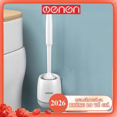 Bộ Cây Chổi Cọ Toilet OENON Nhựa ABS Lắp Đặt Dán Tường