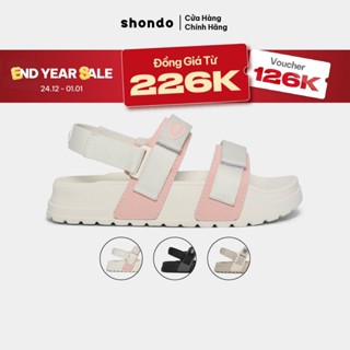  Giày Sandal Nam Nữ Platy 4 Bánh Mì Siêu Nhẹ Shondo Nhiều Màu 