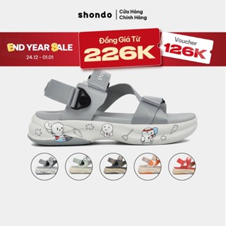  Giày Sandal Nam Nữ F8B Xoay Quai Ver 2 Shondo Nhiều Màu 