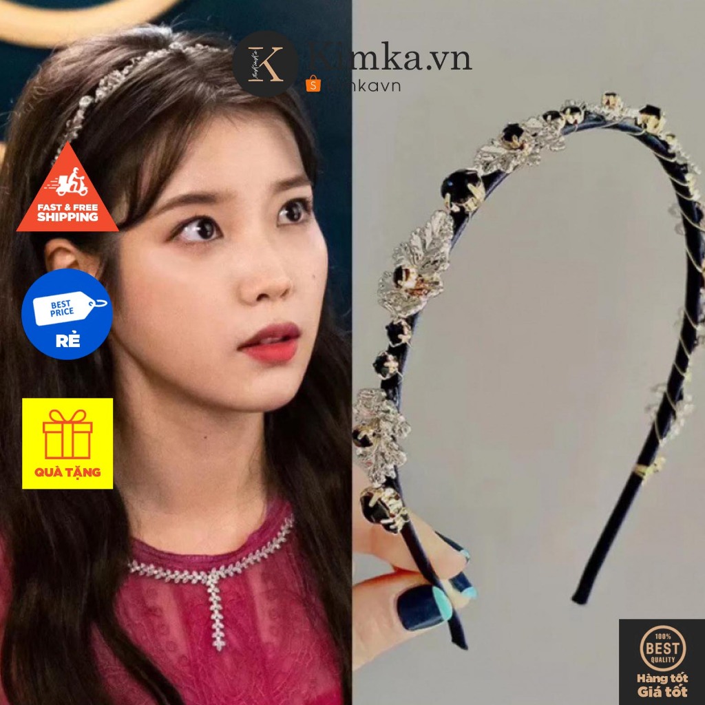 (0512) Bờm Tóc Hàn Quốc IU Idol Sang Trọng Thu Hút