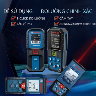  Thước đo khoảng cách bằng tia laser BOSCH chính xác dễ sử dụng bằng tia laser 30M 40M 50M 100M 