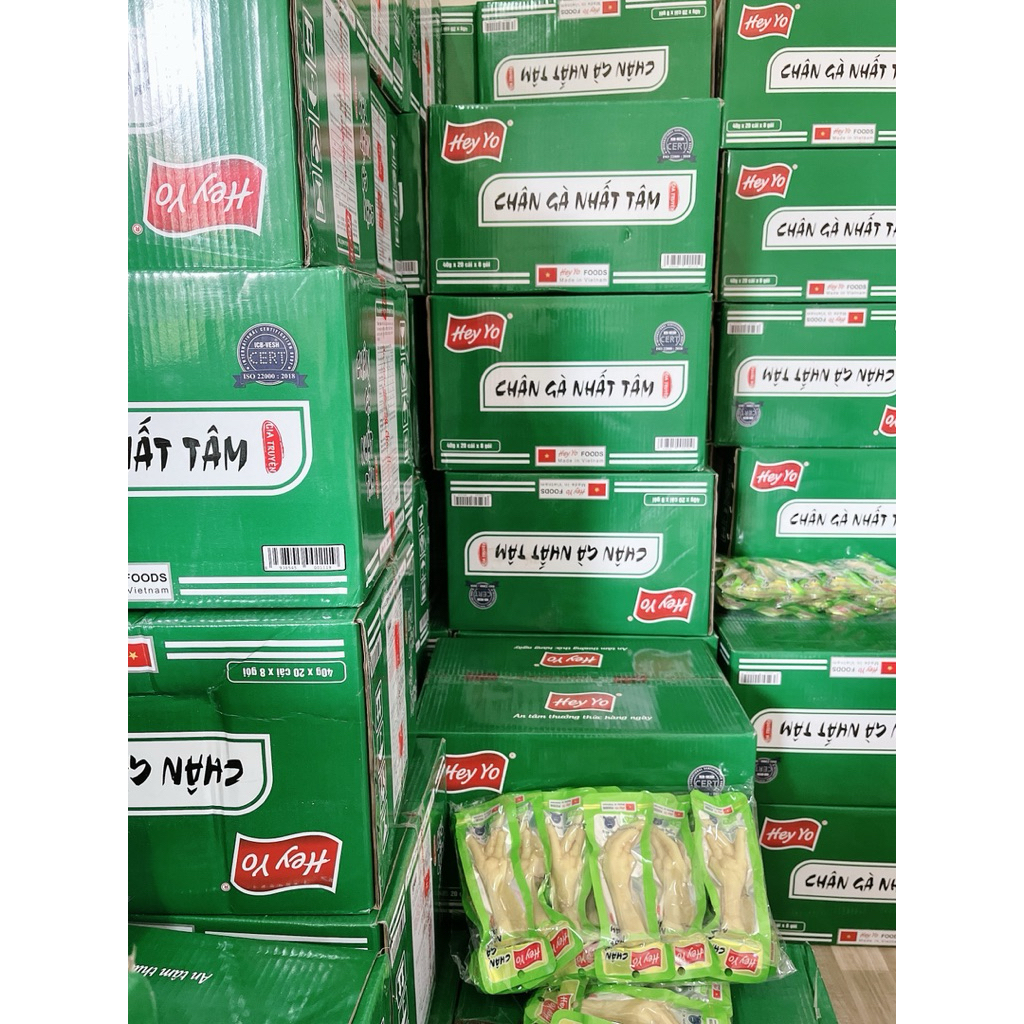 {giá sỉ} 1 thùng chân gà Nhất Tâm 160 chân Heyyo, chân gà bách thảo, Pento
