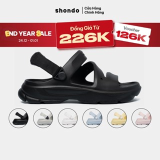  Giày Sandal Nam Nữ FX Chất Nhựa Đúc Cao Cấp Chống Trơn Trượt Không Thấm Nước Shondo Nhiều Màu 