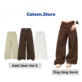  Quần Jean Ver.3 Dài Fold Series Calem.Store chất liệu Kaki Jean form nam nữ phong cách trẻ trung năng động 