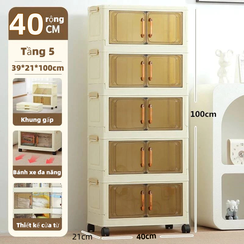 Tủ đựng đồ gấp gọn nhiều lớp