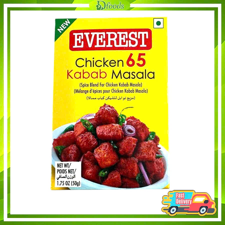 Bột gia vị cho món Kabab gà Everest Chicken 65 Kabab Masala 50gr