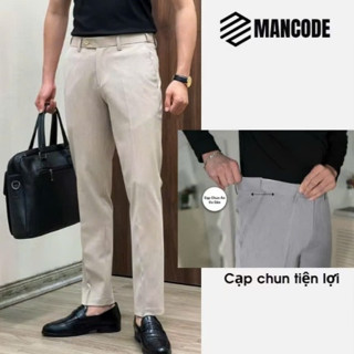  Quần âu cạp chun ẩn  có Bigsize  MANCODE chất cotton co giãn cao cấp QN03 