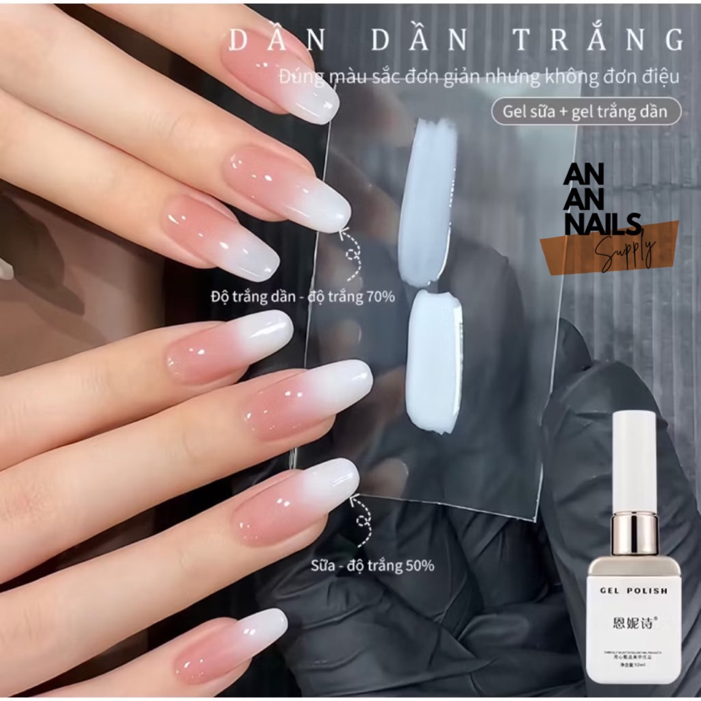 [Annies] Sơn gel thạch gạo cao cấp | Thạch Gạo Đậm và Nhạt