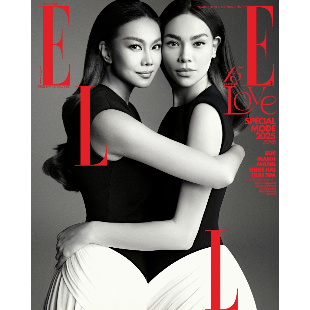 Tạp chí ELLE 15 Years Of Love 2025 – Thanh Hằng & Hồ Ngọc Hà