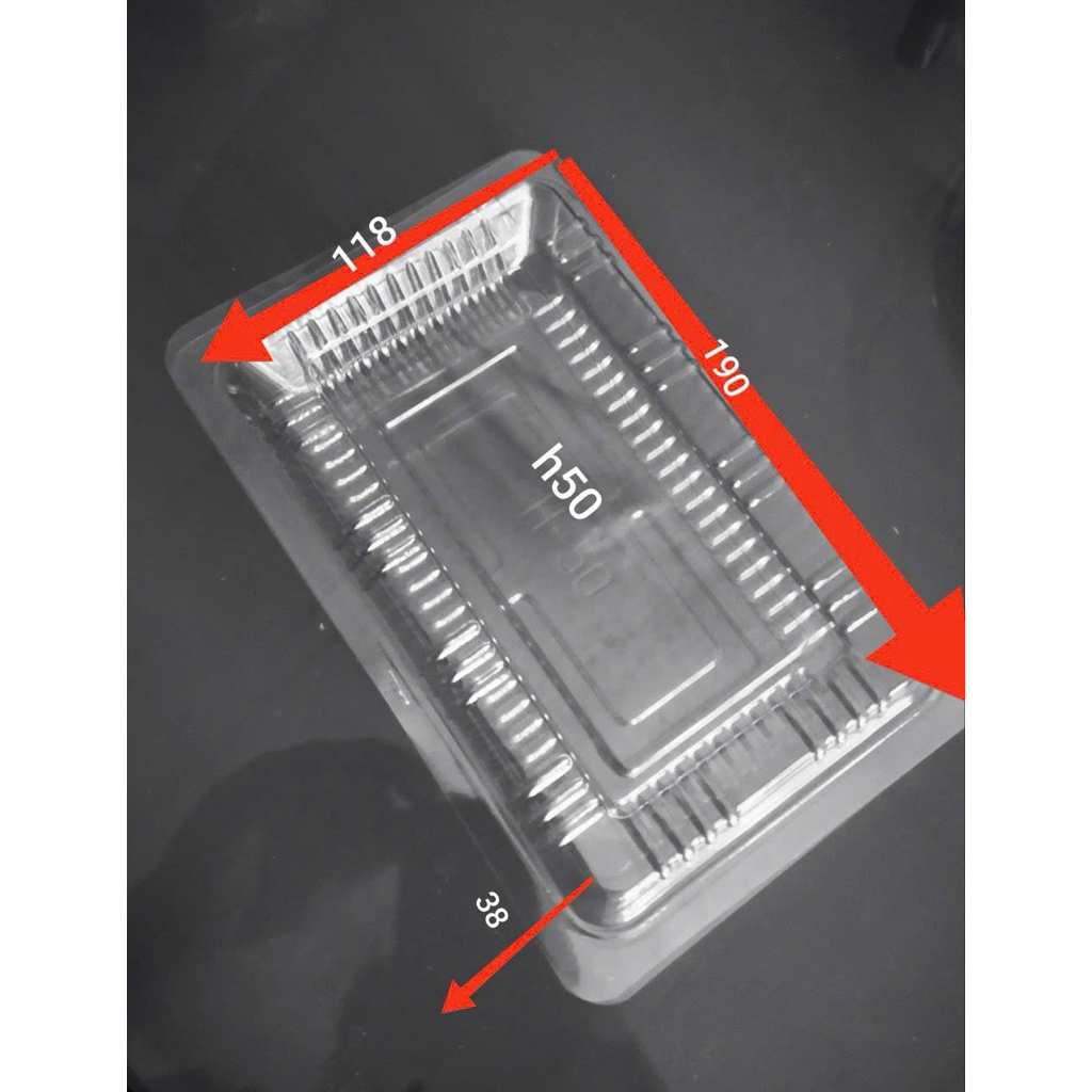 1 kiện - 1000 cái H50  H 50 , hộp nhựa trong suốt cao cấp