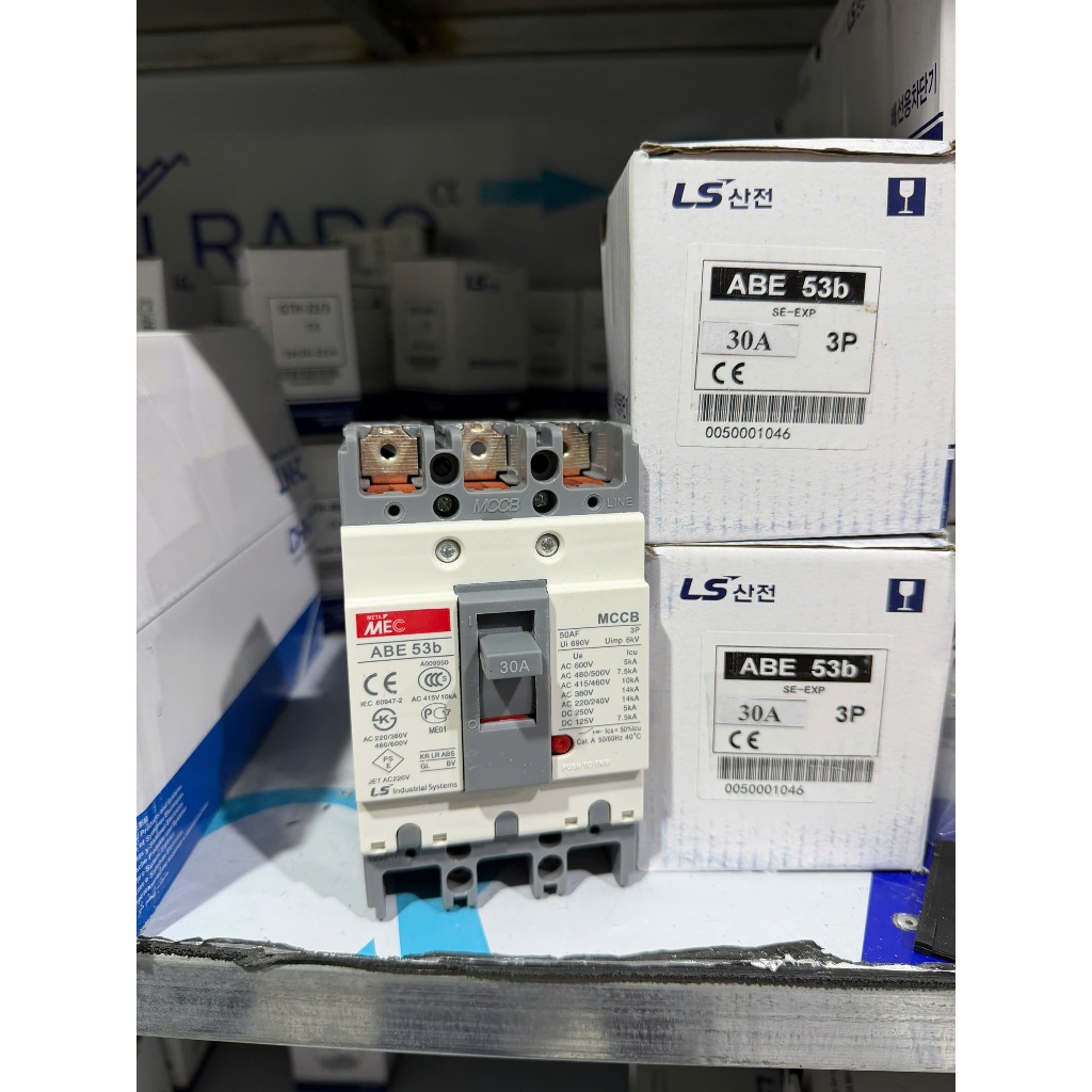 Attomat MEC ATTOMAT KHỐI  -ABE 103 b -20A -100 A LS