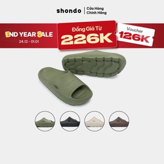  Dép Bánh Mì Nam Nữ Trendy 6 Nhựa Đúc Shondo Nhiều Màu 