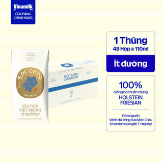  Thùng 48 hộp Tươi Tiệt Trùng  Mộc Châu Creamery 110ml 