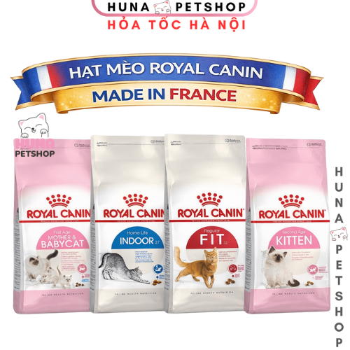 Thức Ăn Khô, Hạt cho Mèo Royal Canin Kitten 36, Fit 32, Indoor 27, Mother & BabyCat 34