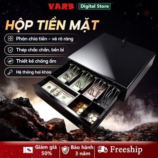  Két Tiền Thu Ngân Ngăn kéo đựng tiền Hộp ngăn kéo đựng tiền nhiều ngăn kẹp cao cấp  tự động bật nắp 