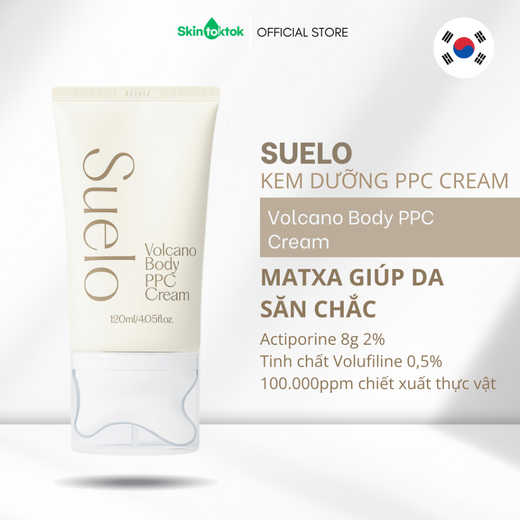 [SUELO] Kem dưỡng Matxa săn chắc da SUELO PPC Cream 120g