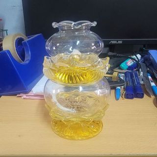 Đèn dầu hồ lô vàng