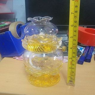 Đèn dầu hồ lô vàng