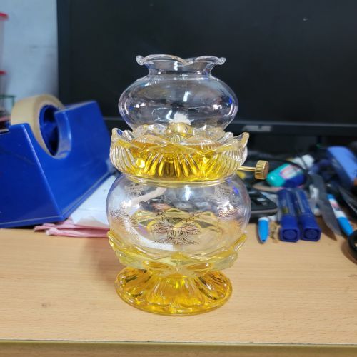 Đèn dầu hồ lô vàng