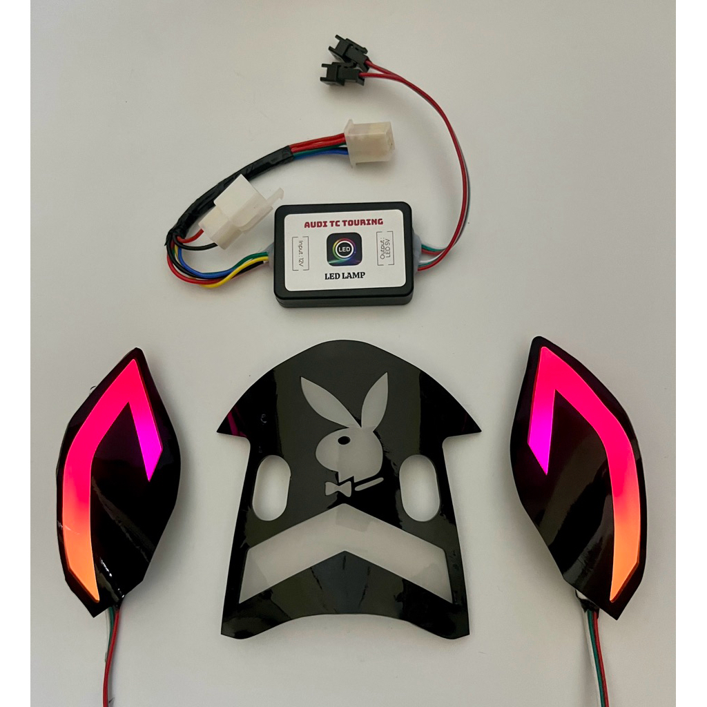 Bộ Mica Audi Thỏ Xi Nhan Móc Câu Hậu Wave đổi màu chỉnh app tự làm hậu audi wave 50,100,110 LED LAMP