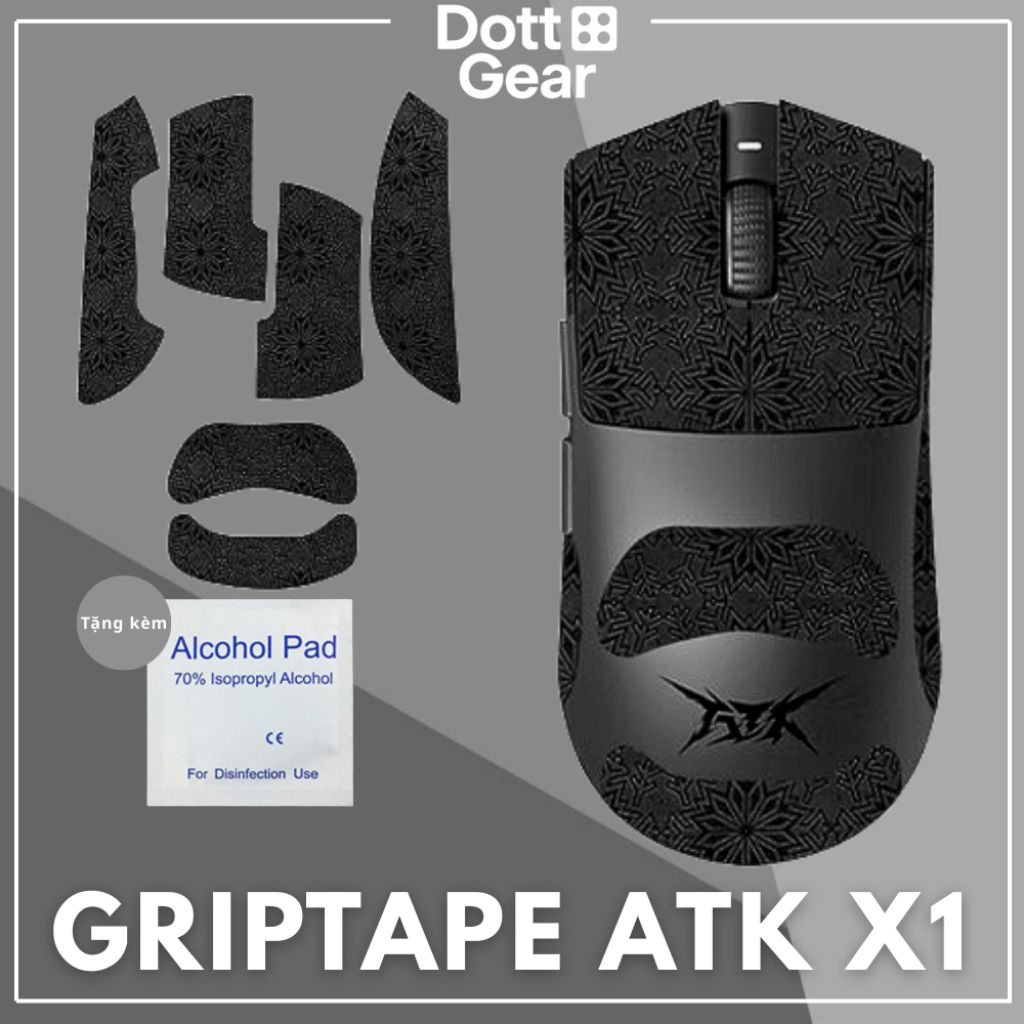Miếng dán Grip Tape 3M Chống Trượt Cho Chuột ATK Blazing Sky X1 / Pro / Pro Max / Ultra