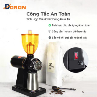 Máy nghiền hạt cafe 600N 180W nhỏ gọn có 8 mức độ xay