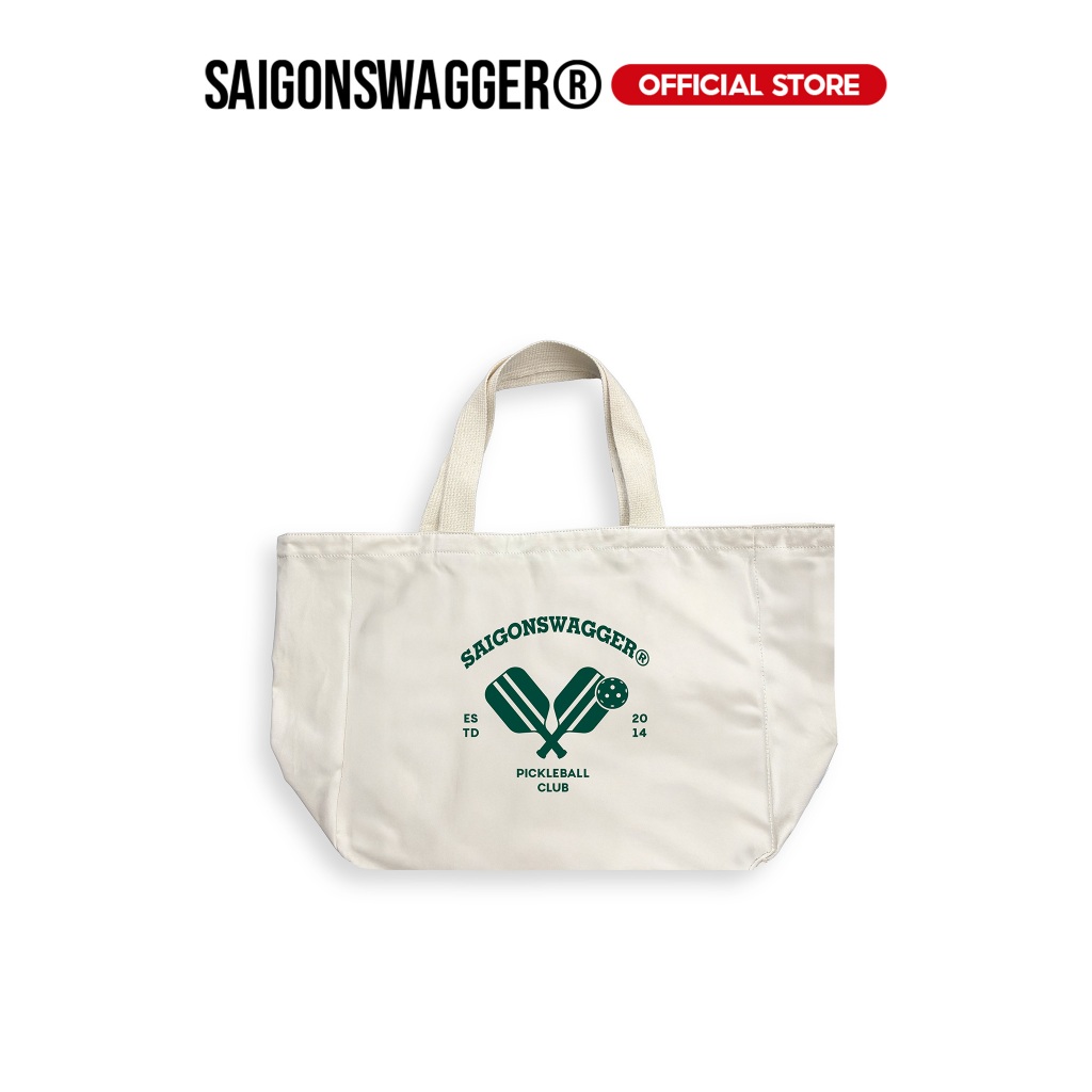 Túi Tote Canvas Pickleball SAIGON SWAGGER® SGS PICKLEBALL CANVAS TOTE BAG
