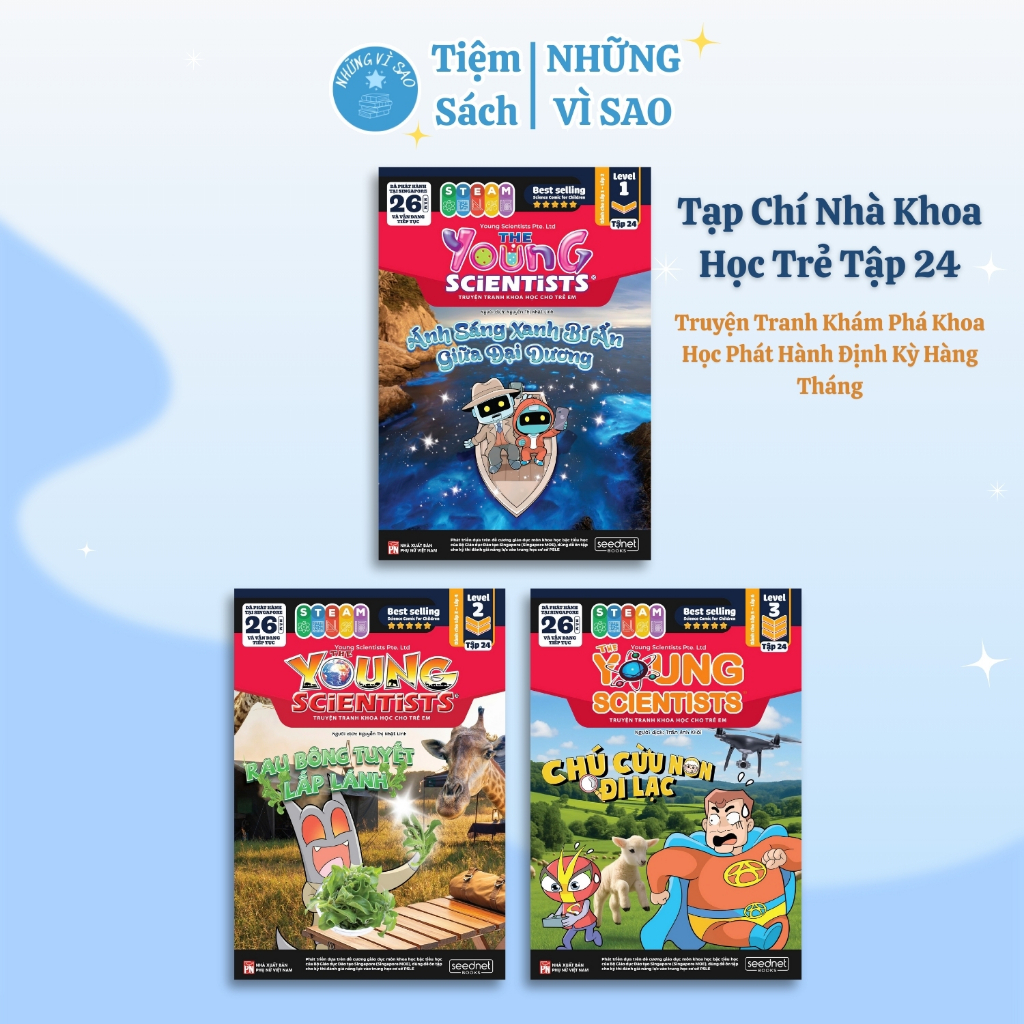 Sách - Tạp Chí Nhà Khoa Học Trẻ Tập 24 (Level 1,2,3) - The Young Scientists