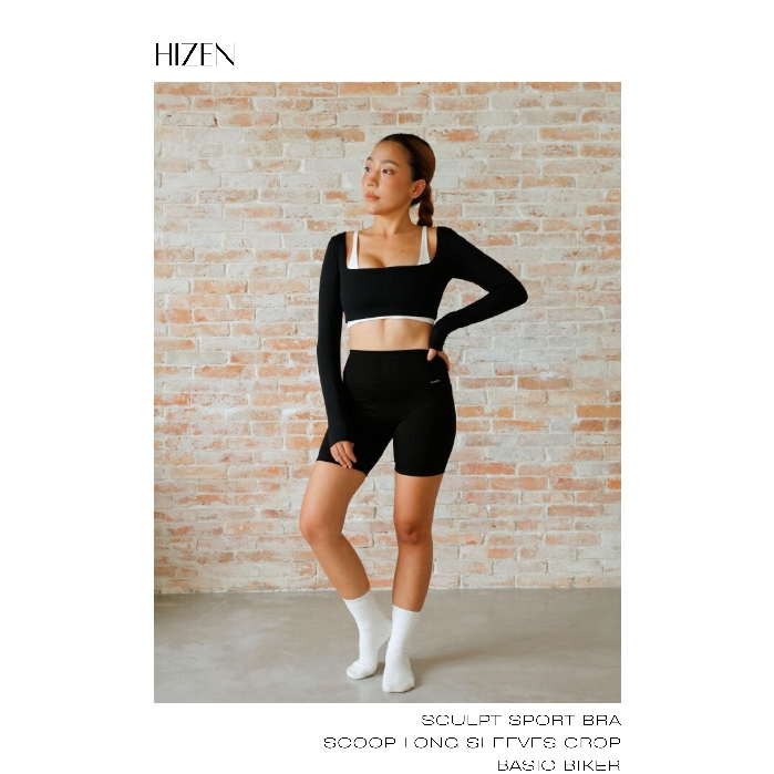 HIZEN | Quần Ngắn Biker Tập Gym Yoga Cao Cấp Tôn Dáng |  BASIC BIKER