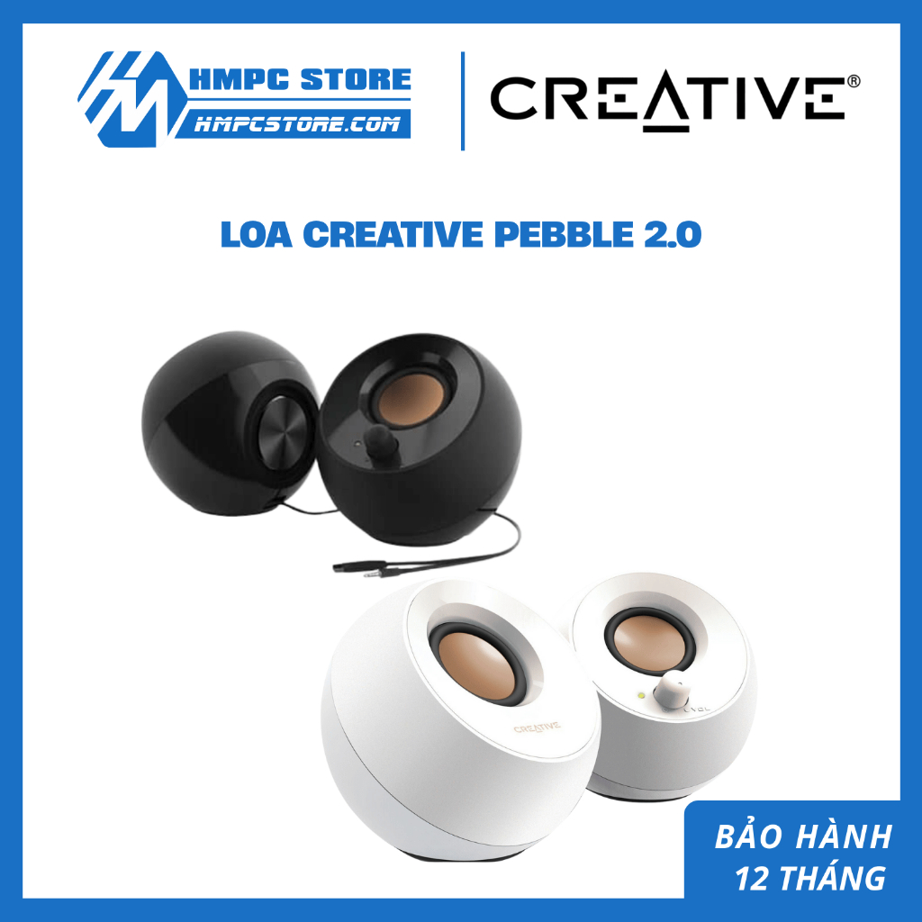 Loa Creative Pebble 2.0 | Black