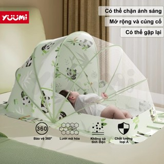  Màn Chống Muỗi Chụp Gấp Gọn Yuumi Màn Chụp Cho Bé Sơ Sinh Gấp Gọn Thông Minh - Lưới Dày Chống Sáng Bao 360° Ngăn Muỗi 
