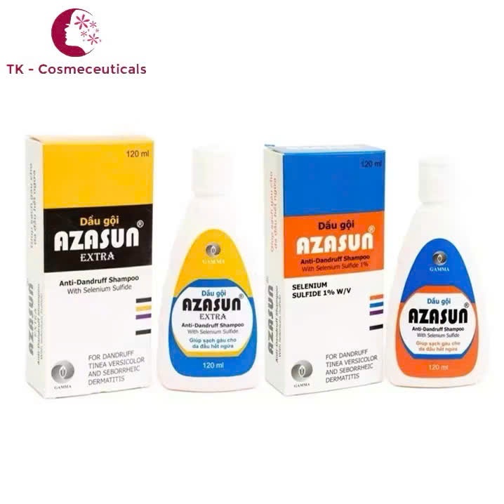 Dầu Gội Sạch Gầu Và Da Đầu Hết Ngứa AZASUN - AZASUN  EXTRA 2,5%- 120ML