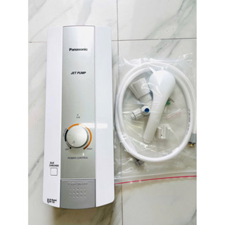 MÁY NƯỚC NÓNG PANSONIC 4,5KW CỦ CÓ BƠM (có bảo hành ) trọn bộ :máy +van+bộ vòi sen