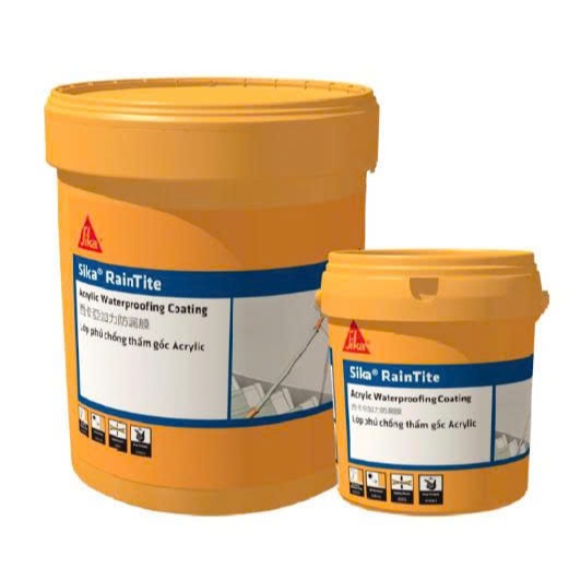 Sika® RainTite 4kg và 20kg (màu xám và Trắng)