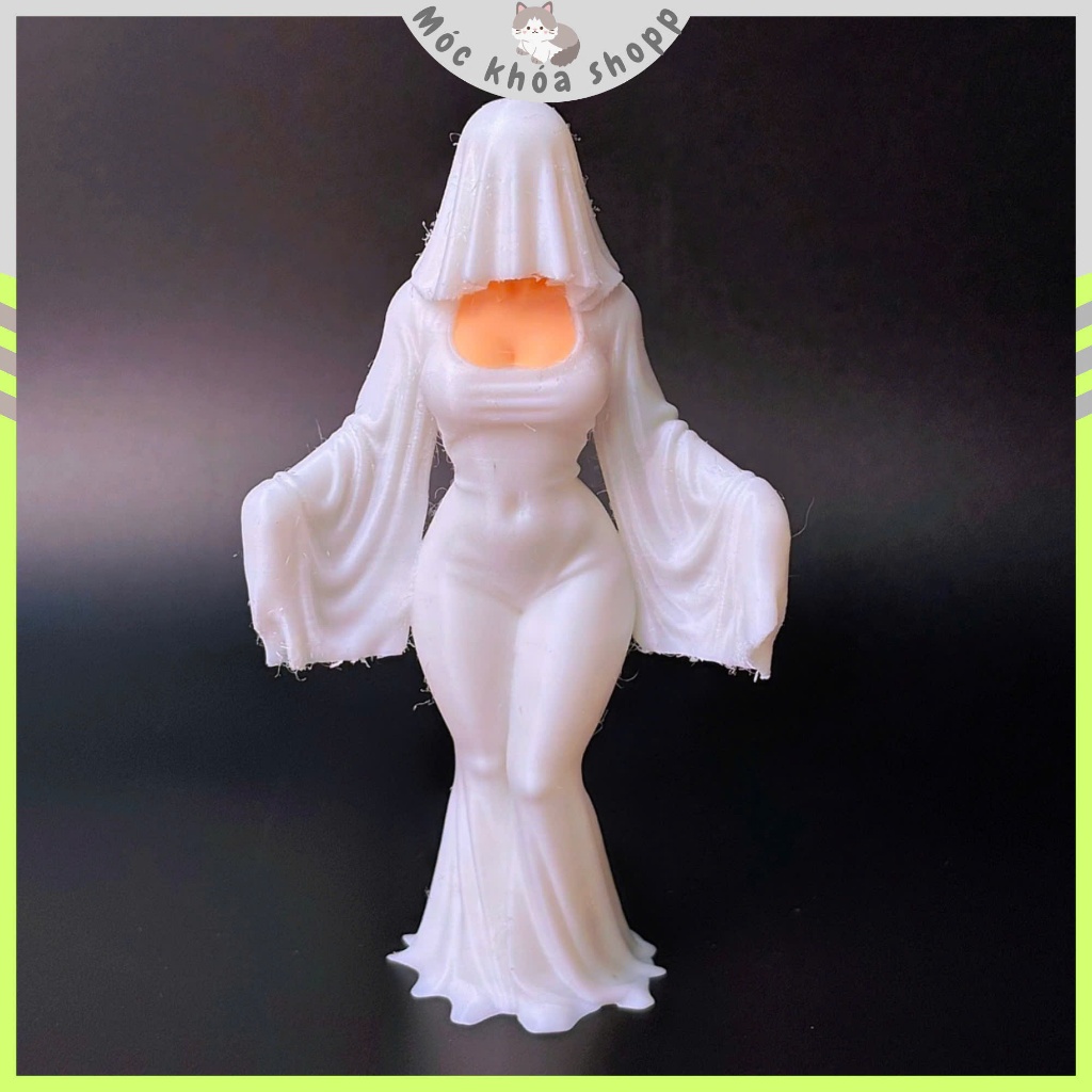 Tượng Nghệ Thuật Nữ Thần Bí Ẩn - Đồ Trang Trí Màn Huyền Ảo - Decor PC, Bàn Làm Việc