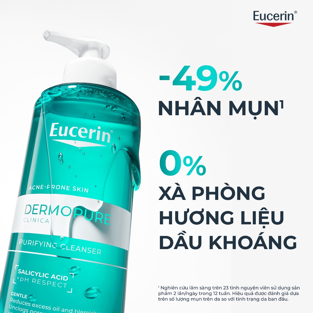 Gel rửa mặt Eucerin® DermoPure Clinical Purifying Cleanser 200ml | BigBuy360 - bigbuy360.vn