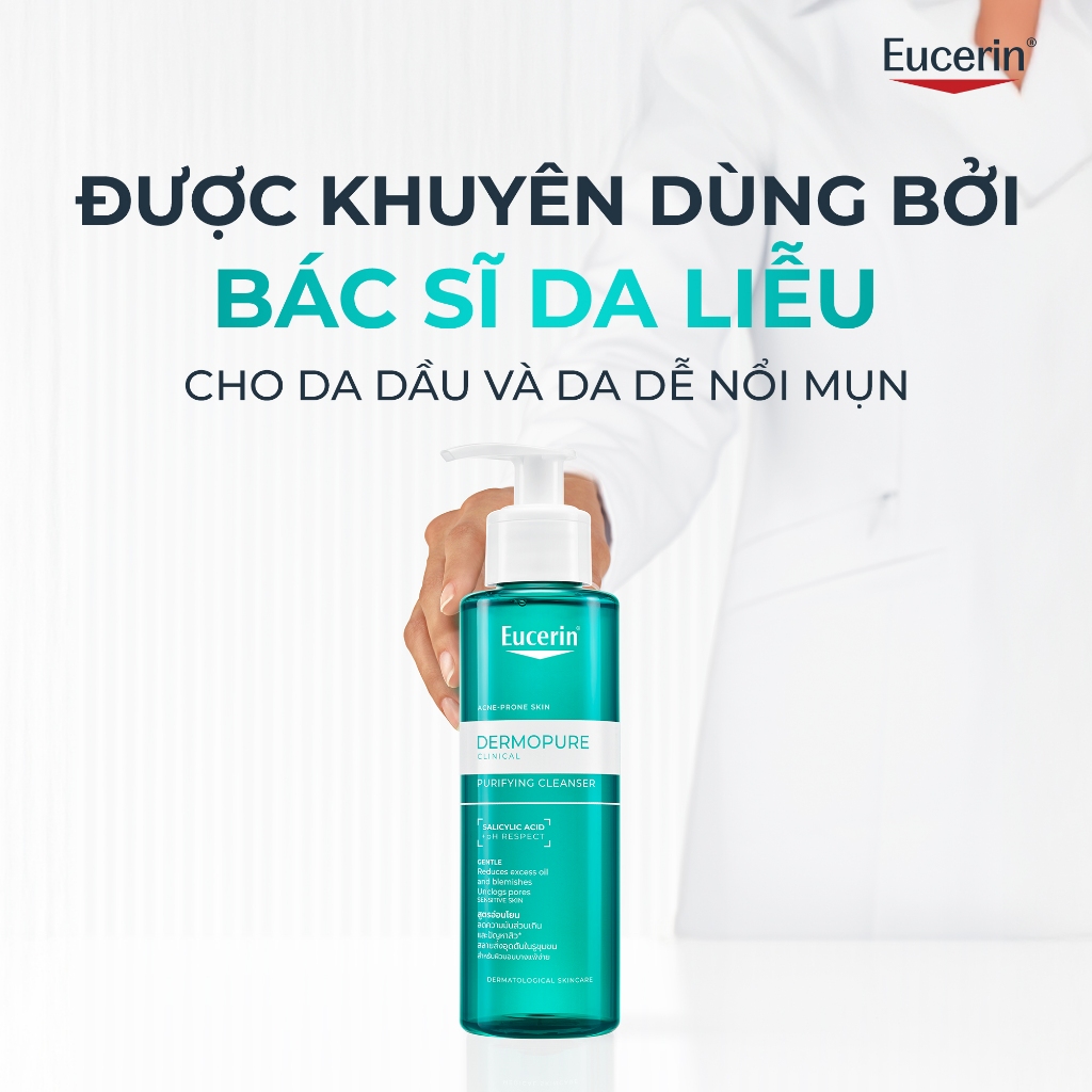 Gel rửa mặt Eucerin® DermoPure Clinical Purifying Cleanser 200ml | BigBuy360 - bigbuy360.vn