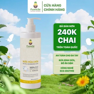  Nước Rửa Bát Fuwa3e Enzyme Sinh Học 500ml An Toàn Cho Bé Bảo Vệ Da Tay 