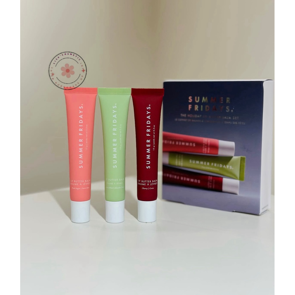 💄 Son Dưỡng Summer Fridays Lip Butter Balm Set
