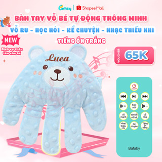  Bàn Tay Vỗ Bé Ngủ Ngon Bafaby Hạn Chế Giật Mình Vải Nhung Hạt Mềm Mịn Massage Có Điều Khiển Từ Xa – 411 