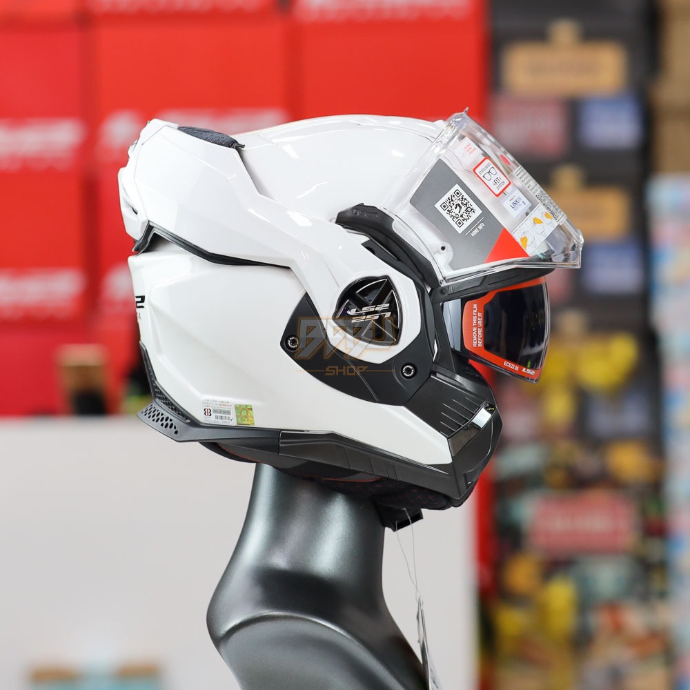 Mũ lật hàm LS2 FF901 sợi thủy tinh | Fullface lật cằm cao cấp, nhẹ, đạt chuẩn quốc tế