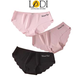  Quần Lót Nữ LADI Cao Câp Thiết Kế Đúc Su Viền Sóng Không Đường May MÃ 1028 