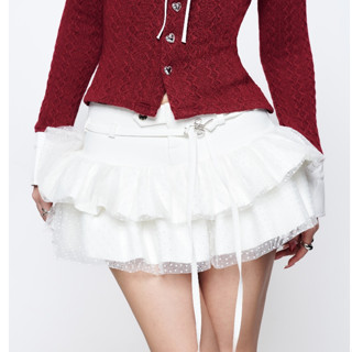  Chân Váy Ngắn Nhún Bèo Tầng Cạp Trễ Coco Skirt AIAI OFFICIAL – Phối Belt Cột Tôn Dáng 