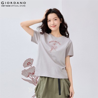 [Online Exclusive] [Beau Monde] Áo Thun Nữ Ngắn Tay In Hình Garden Picnic Print Short Sleeve 13395201
