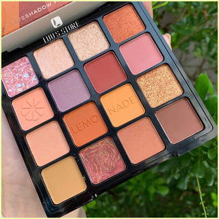 New-Bảng phấn mắt 16 màu - Lemonade aesthetic eyeshadow palette 20.8g