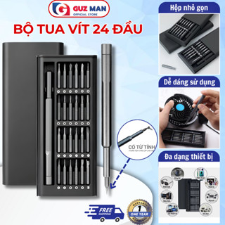 Bộ Tua Vít Đa Năng Mini 24 Đầu Nhỏ, Sửa Điện Thoại, Mở Laptop, Mắt Kính, Đồng Hồ, Thiết Bị Điện Tử