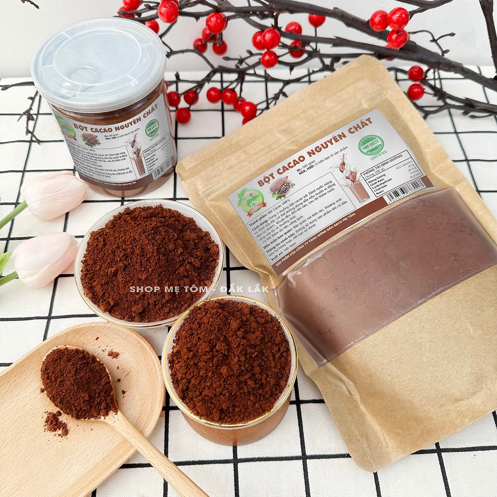 BỘT CA CAO NGUYÊN CHẤT SHOP MẸ TÔM ( bột cacao) (CÓ XUẤT HÓA ĐƠN CÔNG TY)